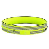 Cinto de corrida FlipBelt Classic, L, amarelo neon refletivo Cinto de corrida FlipBelt Classic, L, amarelo neon refletivo
