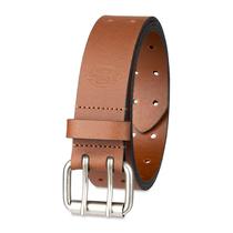 Cinto de couro de dois pinos Dickies Tan Tamanho 44