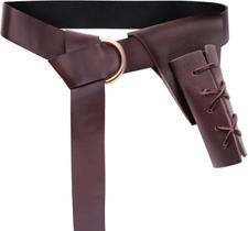 Cinto De Couro E Estojo Para Espada De Cavaleiro Medieval Viking De Halloween, Suporte De Espada Cinto De Couro E Estojo Para Espada De Cavaleiro Medieval Viking De Halloween, Suporte De Espada
