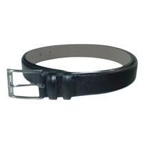 Cinto de Couro Fasolo Fivela Risco Preto 32MM T136143