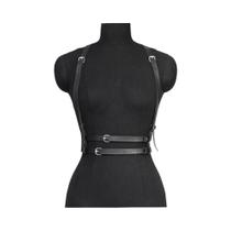 Cinto De Couro Feminino Gótico Com Suspensórios, Moda Harness, Corset, Lingerie, Roupa Fetichista