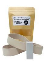 Cinto de couro Honing Strop Super Strop 1x30 polegadas com composto