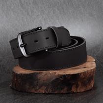 Cinto De Couro Legitimo Masculino Casual Costura Reforçada Grossa