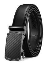 Cinto de couro masculino CHAOREN com catraca de 3,2 cm, microajustável Cinto de couro masculino CHAOREN com catraca de 3,2 cm, microajustável