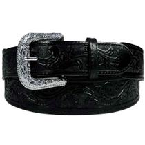 Cinto De Couro Masculino Largo Bordado Preto Dawson Cinto De Couro Masculino Largo Bordado Preto Dawson