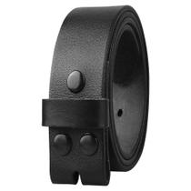 Cinto de couro masculino NPET Vintage Distressed 3.8mm Snap Snap Strap