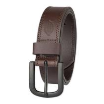 Cinto de couro para jeans Dickies Brown com 3,8 cm de largura, tamanho 42 Cinto de couro para jeans Dickies Brown com 3,8 cm de largura, tamanho 42