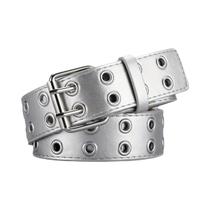 Cinto De Couro PU Feminino Com Fivela De Dupla Fileira Estilo Punk Rock Y2K Acessório De Moda Para