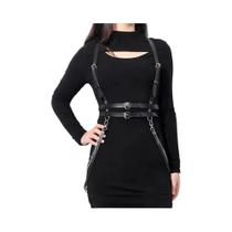 Cinto De Couro Punk Feminino Com Suspensórios, Acessórios De Moda Gótica Para Estilo De Rua Cinto De Couro Punk Feminino Com Suspensórios, Acessórios De Moda Gótica Para Estilo De Rua