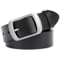 Cinto de couro WHIPPY para mulheres, calças jeans com fivela preta Cinto de couro WHIPPY para mulheres, calças jeans com fivela preta