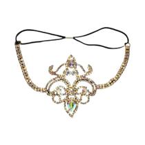 Cinto De Cristal Colorido Boho Com Corrente Oca Para Dança Do Ventre, Joia Sexy Para Festa E Salão