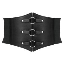 Cinto de espartilho feminino JKEEMI Metal O-Ring Waspie Waspie