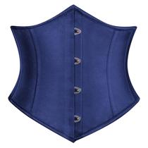Cinto de espartilho Scarlet Darkness Vintage azul marinho tamanho 16 para mulheres