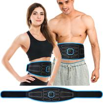 Cinto de fitness ECIHKEYAN Ab Stimulator Belt-Stimulator Black