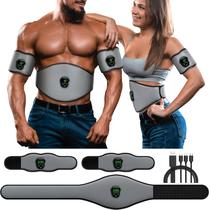 Cinto de fitness NEWPINE Powered Muscle Stimulator Grey