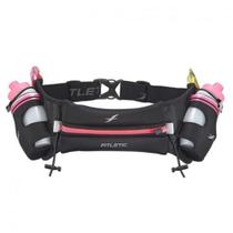 Cinto De Hidratação Fitletic Duas Garrafas 250Ml Rosa P/M Cinto De Hidratação Fitletic Duas Garrafas 250Ml Rosa P/M