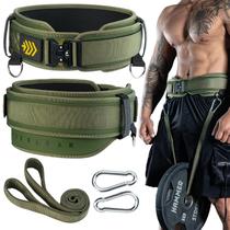 Cinto de levantamento de peso MANUEKLEAR Olive Drab XL 38-41 polegadas 93-104 cm Cinto de levantamento de peso MANUEKLEAR Olive Drab XL 38-41 polegadas 93-104 cm
