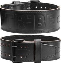 Cinto de levantamento de peso Tribe Lifting de 5 mm em couro genuíno XL