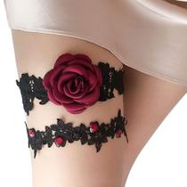Cinto de liga de casamento Kathsofy Lace Leg para noiva Cinto de liga de casamento Kathsofy Lace Leg para noiva
