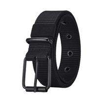 Cinto De Lona De Nylon Unissex Com Fivela De Pino, Cinto De Jeans Estiloso Para Homens E Mulheres