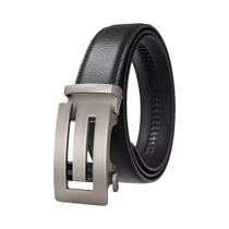 Cinto De Luxo Masculino Com Fivela Automática Ajustável De 35cm, Durável E Confortável