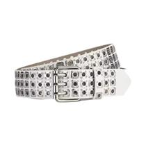 Cinto De Moda Punk Feminino Com Contas Quadradas E Pregos Willow, Cinto Personalizado Masculino Com