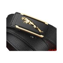 Cinto De Negócios Masculino Em Couro Legítimo Com Fivela Automática Para Calças Cargo E Jeans