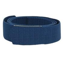 Cinto de nylon padrão sem fivela - azul