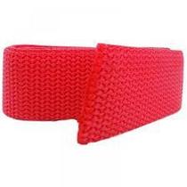 Cinto de nylon padrão sem fivela - vermelho Cinto de nylon padrão sem fivela - vermelho