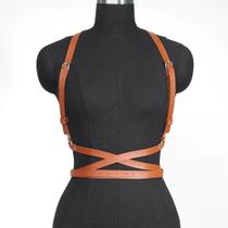 Cinto De Peito Feminino Estilo Punk Harajuku Gótico, Suspensórios E Acessórios De Moda Para Cinto