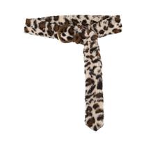 Cinto de pelúcia com estampa de leopardo acessório hip hop moderno, quente e ajustável para jeans Cinto de pelúcia com estampa de leopardo acessório hip hop moderno, quente e ajustável para jeans