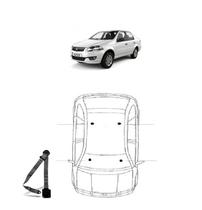 Cinto de Segurança 3 pontos dianteiro Fiat Siena