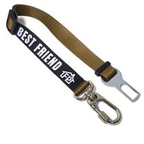 Cinto de Segurança Best Friends Fabrica Pet Caqui Cinto de Segurança Best Friends Fabrica Pet Caqui