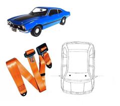 Cinto de Segurança estático de 3 pontos dianteiro Ford Maverick Cinto de Segurança estático de 3 pontos dianteiro Ford Maverick
