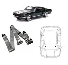 Cinto de Segurança estático de 3 pontos dianteiro Ford Mustang