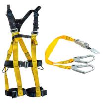 Cinto De Segurança Paraquedista 140kg Com Talabarte Y Fita Cinto De Segurança Paraquedista 140kg Com Talabarte Y Fita