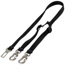 Cinto de Segurança Pet Duplo Universal Cachorro Gato Cães Gatos Carro Coleira Basic Pet