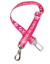 Cinto De Segurança Pet Em Seda Estampada - Caveirinhas