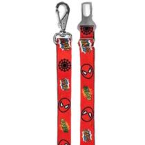 Cinto de Segurança pet Homem Aranha Ajustável 65cm Cinto de Segurança pet Homem Aranha Ajustável 65cm