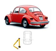 Cinto de Segurança retrátil de 3 pontos dianteiro VW Fusca