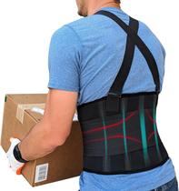 Cinto de suporte traseiro NeoHealth ajustável com suspensórios 3XL Cinto de suporte traseiro NeoHealth ajustável com suspensórios 3XL