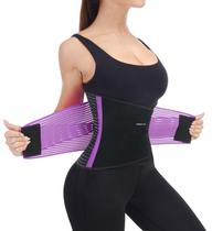 Cinto de suporte traseiro TESETON para homens e mulheres roxo-M