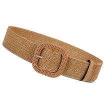 Cinto de tecido XZQTIVE, elástico, elástico, para mulheres, marrom Cinto de tecido XZQTIVE, elástico, elástico, para mulheres, marrom