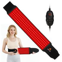 Cinto de Terapia com Luz Vermelha PPOKK 150 LEDs 660nm 850nm com Temporizador