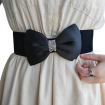 Cinto Decorativo Realça Cintura Elástico Laço Borboleta Fashion Cores M992