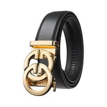 Cinto Designer Duplo G Masculino De Alta Qualidade Em Couro Legítimo Automático Tamanho plus 170 160