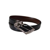 Cinto Dupla Face Couro Social Masculino Com Fivela Giratória Pratico Resistente Confortavel Cinto Dupla Face Couro Social Masculino Com Fivela Giratória Pratico Resistente Confortavel