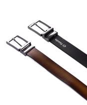 Cinto Dupla Face Fasolo Couro Preto/Caramelo Cinto Dupla Face Fasolo Couro Preto/Caramelo