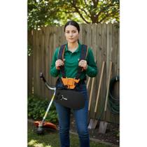 Cinto Duplo Roçadeira Conforto Máximo Preto/Laranja Cinto Duplo Roçadeira Conforto Máximo Preto/Laranja