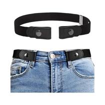 Cinto Elástico Ajustável Para Mulheres E Homens, Cinto Sem Fivela Para Jeans E Calças